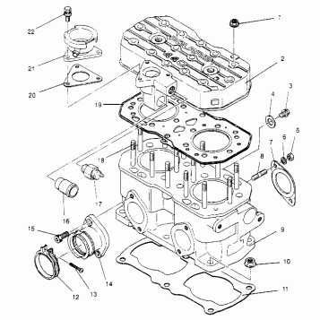 CYLINDER ASSEMBLY WIDETRAK LX 0952064 and  EUROPEAN WIDETRAK LX E952064 (4928942894C009)