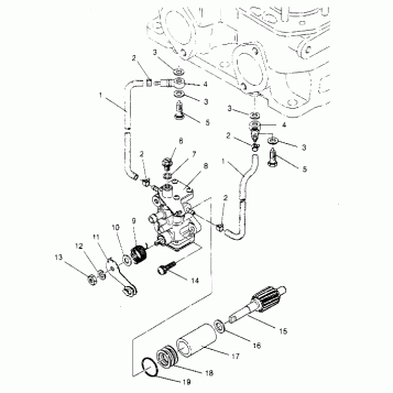 OIL PUMP ASSEMBLY WIDETRAK LX 0952064 and  EUROPEAN WIDETRAK LX E952064 (4928942894C014)