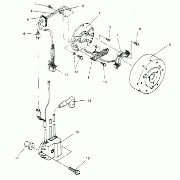 MAGNETO ASSEMBLY WIDETRAK LX 0952064 and  EUROPEAN WIDETRAK LX E952064 (4928942894D001)