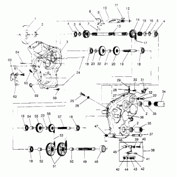 GEARCASE ASSEMBLY WIDETRAK GT 0952061 and  EUROPEAN WIDETRAK GT E952061 (4928962896B005)