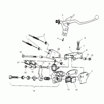BRAKE ASSEMBLY EUROPEAN WIDETRAK GT E952061 (4928962896B014)