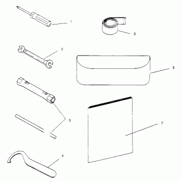 TOOL KIT WIDETRAK GT 0952061 and  EUROPEAN WIDETRAK GT E952061 (4928962896C001)