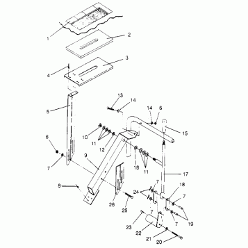 SHIFT LINKAGE ASSEMBLY WIDETRAK GT 0952061 and  EUROPEAN WIDETRAK GT E95206 (4928962896C007)