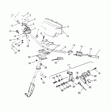 STEERING - HANDLEBAR ASSEMBLY RXL TOURING 0950869 (4928982898B004)