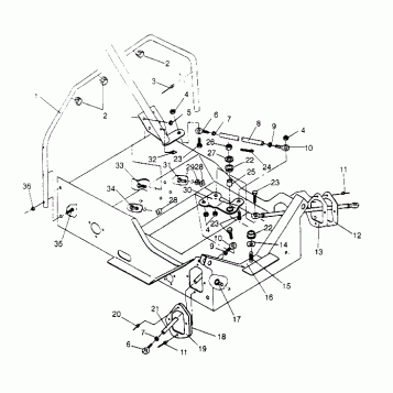 STEERING ASSEMBLY RXL TOURING 0950869 (4928982898B005)