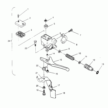 MASTER CYLINDER ASSEMBLY RXL TOURING 0950869 (4928982898B006)