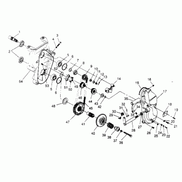 CHAINCASE ASSEMBLY RXL TOURING 0950869 (4928982898B009)