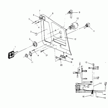 CONSOLE RXL TOURING 0950869 (4928982898C009)