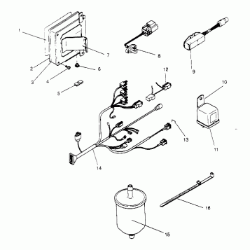 EFI PARTS RXL TOURING 0950869 (4928982898D005)