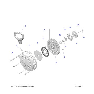 ENGINE, RECOIL STARTER - S26TLP6RS (C602988)