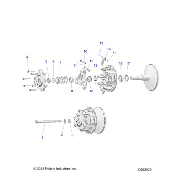 DRIVE TRAIN, CLUTCH, PRIMARY - S26MDX6DSA (C602925)