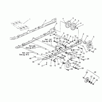 SUSPENSION ASSEMBLY Storm 0950782, Storm SKS 0950582,  Euro Storm E950782, (4929012901B011)