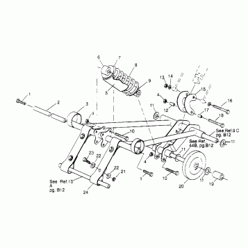 FRONT TORQUE ARM ASSEMBLY Storm 0950782, Storm SKS 0950582,  Euro Storm E95 (4929012901B013)
