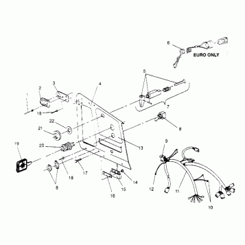 CONSOLE Storm 0950782, Storm SKS 0950582,  Euro Storm E950782, Euro Storm S (4929012901C004)