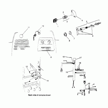 IGNITION and WIRE HARNESS 440 0952760, 440 SKS 0952560,  and EUROPEAN 440 S (4929032903B005)