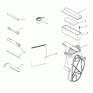 TOOL KIT 440 0952760, 440 SKS 0952560,  and EUROPEAN 440 SKS E952560 (4929032903C006)