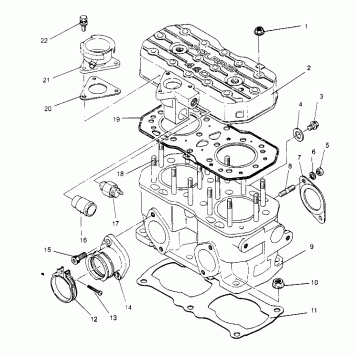CYLINDER ASSEMBLY 440 0952760, 440 SKS 0952560,  and EUROPEAN 440 SKS E9525 (4929032903C008)