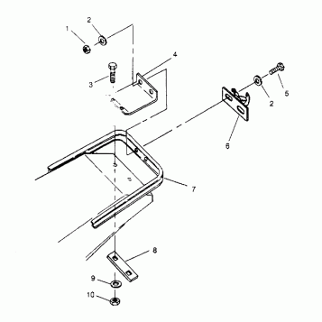 HITCH ASSEMBLY  EUROPEAN 500 EFI SKS E952574 (4929052905A013)