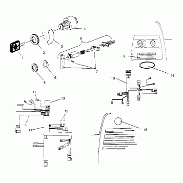 IGNITION and WIRE HARNESS CLASSIC 0952865 (4929072907A008)