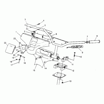 STEERING - HANDLEBAR ASSEMBLY CLASSIC 0952865 (4929072907B003)