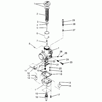 CARBURETOR ASSEMBLY CLASSIC 0952865 (4929072907C011)