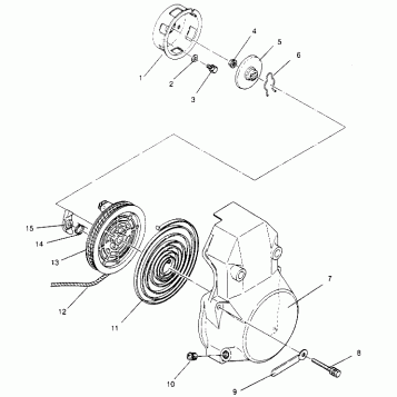 RECOIL STARTER ASSEMBLY CLASSIC 0952865 (4929072907D001)