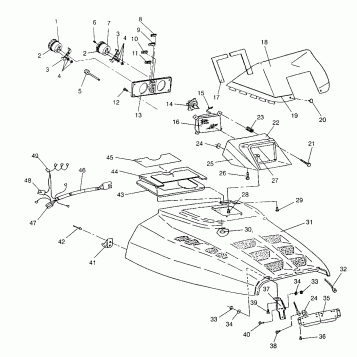 HOOD ASSEMBLY - 0951660 (4929112911A010)