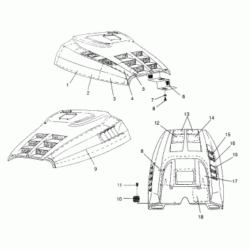 HOOD - FOAM/FOIL - 0951660 (4929112911A013)