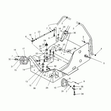 STEERING ASSEMBLY 440 XCR 0951660 (4929112911B005)