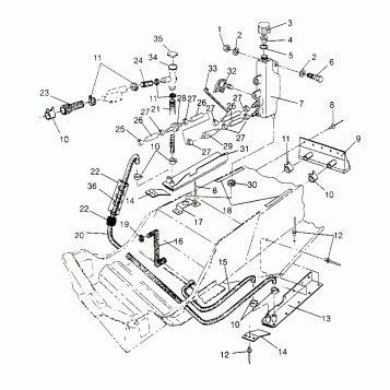 COOLING SYSTEM 440 XCR 0951660 (4929112911B006)