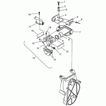 BRAKE 440 XCR 0951660 (4929112911B008)