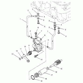 OIL PUMP ASSEMBLY 440 XCR 0951660 (4929112911D001)