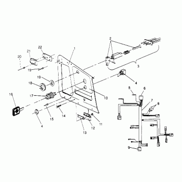 CONSOLE 600 XCR 0951676 (4929132913A014)