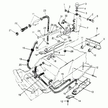 COOLING SYSTEM 600 XCR 0951676 (4929132913B005)