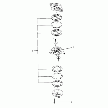 FUEL PUMP 600 XCR 0951676 (4929132913C013)