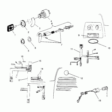 IGNITION and WIRE HARNESS XLT TOURING 0952857 and  EUROPEAN XLT TOURING E95 (4929172917A010)