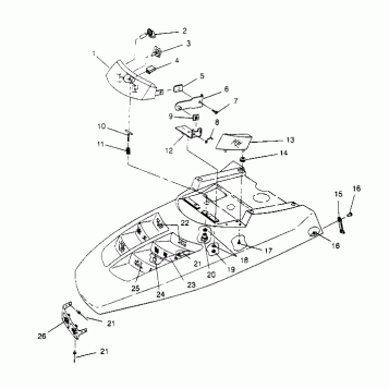 HOOD/HEADLIGHT ASSEMBLY XLT TOURING 0952857 and  EUROPEAN XLT TOURING E9528 (4929172917A014)