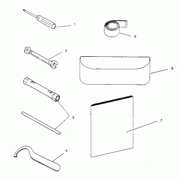 TOOL KIT XLT TOURING 0952857 and  EUROPEAN XLT TOURING E952857 (4929172917B011)