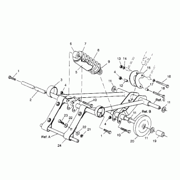 FRONT TORQUE ARM ASSEMBLY XLT TOURING 0952857 and  EUROPEAN XLT TOURING E95 (4929172917B013)