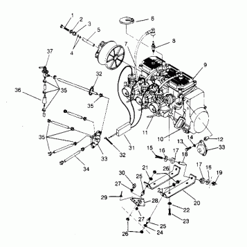 ENGINE MOUNTING XLT TOURING 0952857 and  EUROPEAN XLT TOURING E952857 (4929172917C004)