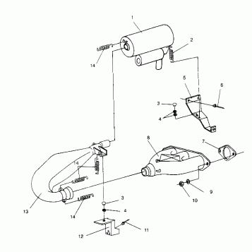 EXHAUST SYSTEM XLT TOURING 0952857 and  EUROPEAN XLT TOURING E952857 (4929172917C005)