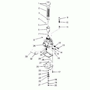 CARBURETOR ASSEMBLY XLT TOURING 0952857 and  EUROPEAN XLT TOURING E952857 (4929172917C011)