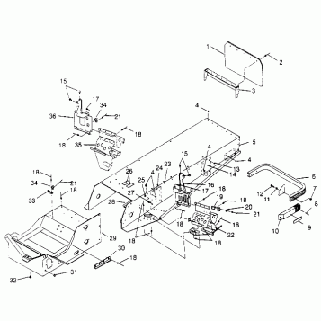 TUNNEL ASSEMBLY 500 CARB 0952764 (4929192919A006)