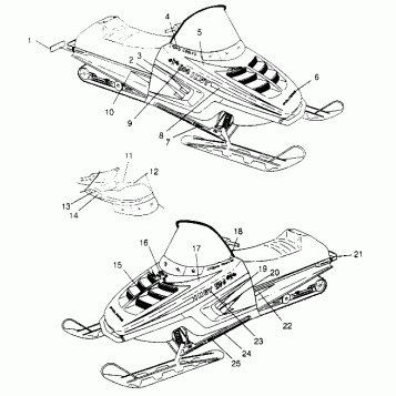 DECALS 500 CARB 0952764 (4929192919A012)