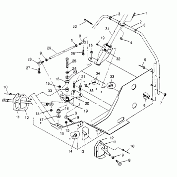 STEERING ASSEMBLY 500 CARB 0952764 (4929192919B002)