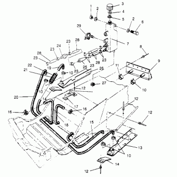 COOLING SYSTEM 500 CARB 0952764 (4929192919B006)