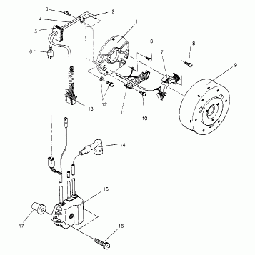 MAGNETO ASSEMBLY 500 CARB 0952764 (4929192919C013)