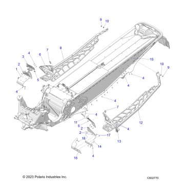CHASSIS, FOOTRESTS, and RUNNINGBOARDS - S25TLP6RS (C602770)