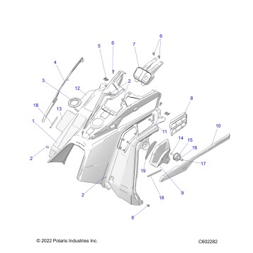 BODY, CONSOLE - S23TKV8RS (C602282)