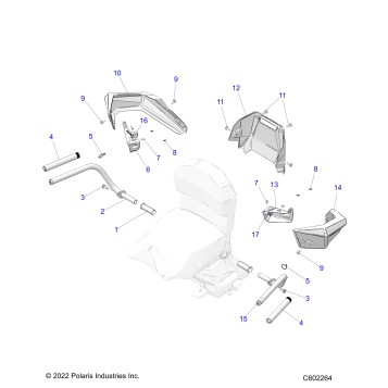 BODY, PASSENGER HANDHOLD ASM. - S23TDH6RS (C602264C)